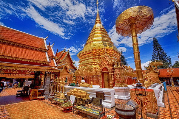 temple  in chiang mai, Thailand